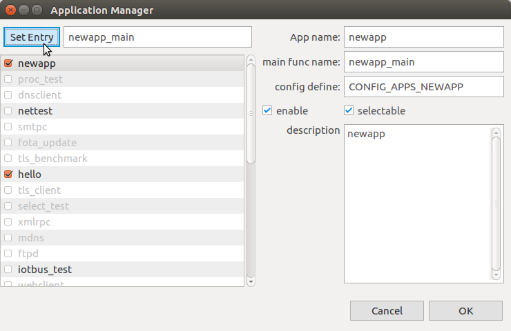 Set the toolchain path