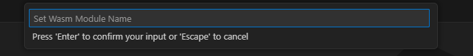 wasm set module name