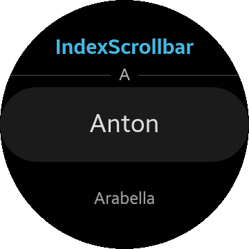 photo of circleindex element in Tizen