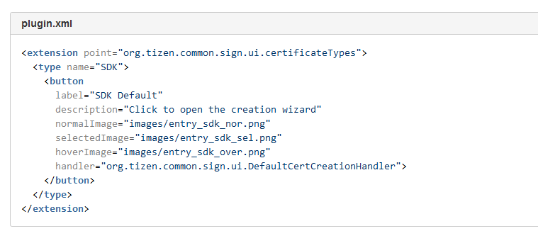 Changes to plugin.xml
