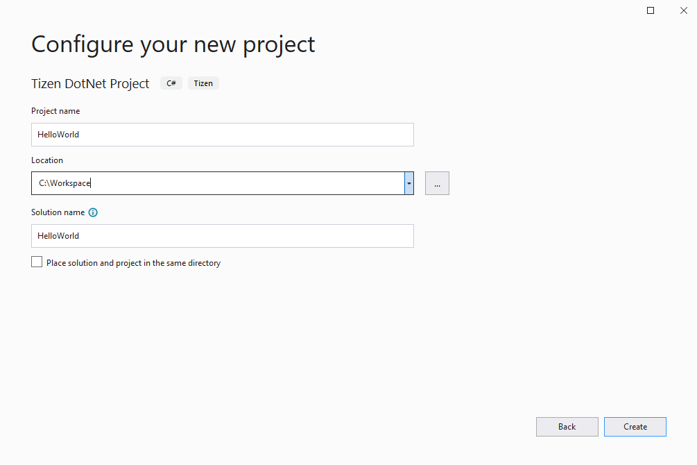 Configure your project