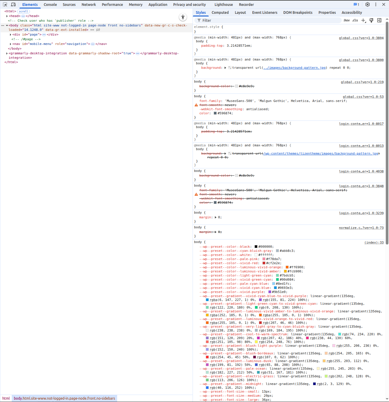 JavaScript Debugger panels