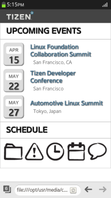 Article areas with styles defined