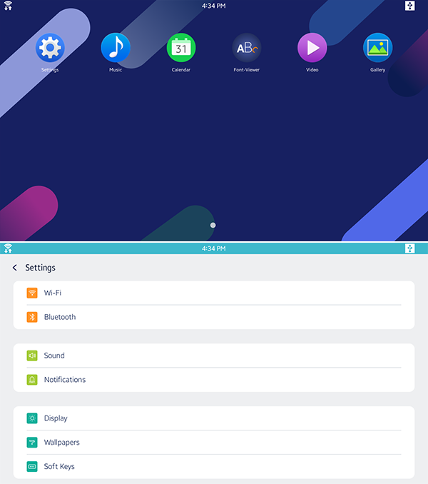 Applications using the iot profile