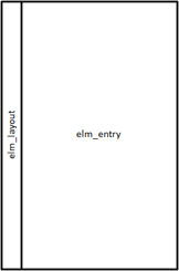 UI data sink layout