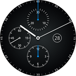 Chronograph Watch screen