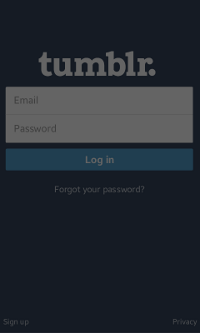 Tumblr authorization