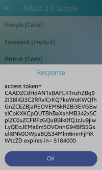 Response token