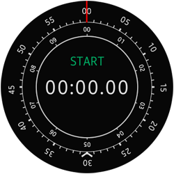 Main Stop Watch screen